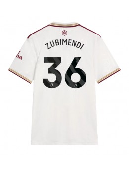 Arsenal Martin Zubimendi #36 Rezervni Dres 2025-26 Kratak Rukavima